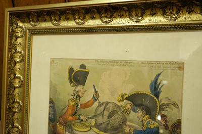 Lot 233 - Gillray (James). [The Plumb Pudding in Danger..., 1805]