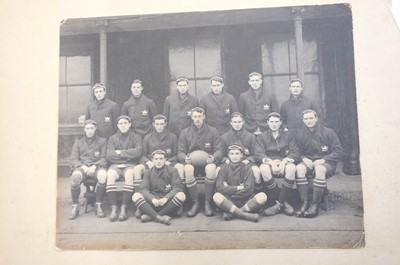 Lot 42 - Rugby. A group of 3 rugby team photographs, 1888, 1906 & 1936...