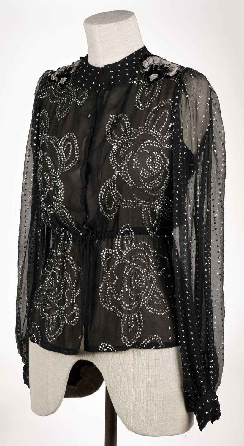 Lot 509 - Porter (Thea, 1927-2000). A spangled evening blouse, circa 1960s/70s