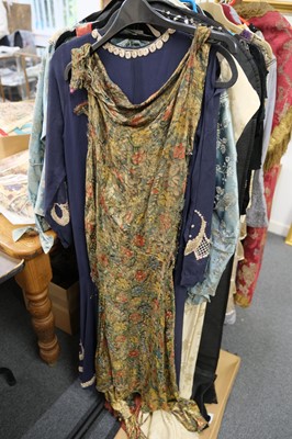 Lot 459 - Clothing. A beaded evening coat, circa 1928, & other items of clothing, early 20th century & later