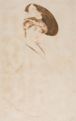 Lot 232 - Helleu (Paul César, 1859-1927). Miss Taylor, circa 1900