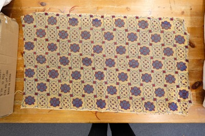 Lot 495 - Indian. A metalwork book cover, 19th century, & other needlework items