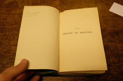 Lot 103 - Darwin (Charles). On the Origin of Species, 3rd edition, 1861