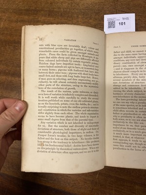 Lot 101 - Darwin (Charles). On the Origin of Species, 2nd edition, 5th thousand, 1860