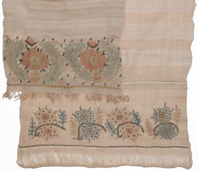 Lot 505 - Ottoman. A 19th century Turkish towel, & 16 other items