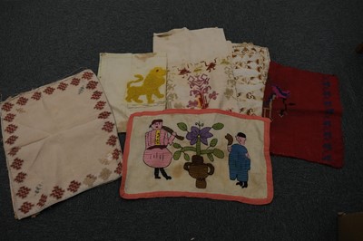 Lot 505 - Ottoman. A 19th century Turkish towel, & 16 other items
