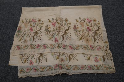Lot 505 - Ottoman. A 19th century Turkish towel, & 16 other items