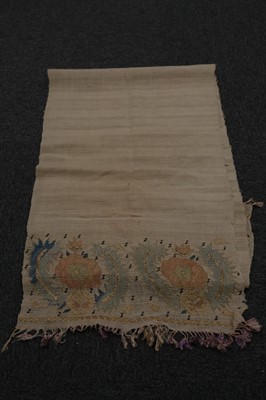 Lot 505 - Ottoman. A 19th century Turkish towel, & 16 other items