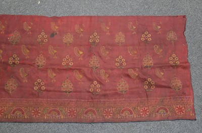 Lot 494 - Indian. A large panel of Kutch embroidery, Gujarat, early 19th century