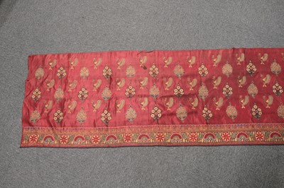 Lot 494 - Indian. A large panel of Kutch embroidery, Gujarat, early 19th century
