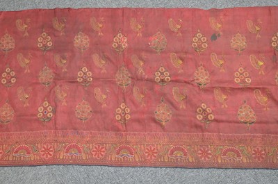Lot 494 - Indian. A large panel of Kutch embroidery, Gujarat, early 19th century