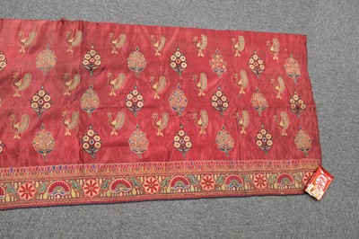 Lot 494 - Indian. A large panel of Kutch embroidery, Gujarat, early 19th century