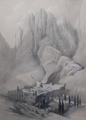 Lot 606 - Roberts (David, 1796-1864). Convent of St. Catherine, with Mount Horeb