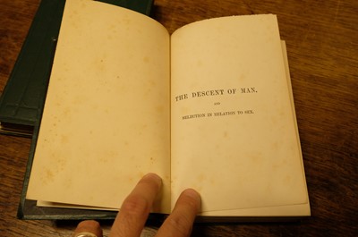 Lot 110 - Darwin (Charles). The Descent of Man, and selection in relation to sex, 2 vols., 1st ed., 1871