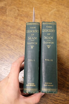 Lot 110 - Darwin (Charles). The Descent of Man, and selection in relation to sex, 2 vols., 1st ed., 1871