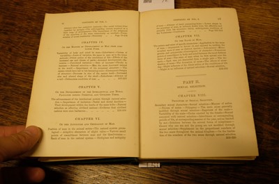 Lot 110 - Darwin (Charles). The Descent of Man, and selection in relation to sex, 2 vols., 1st ed., 1871