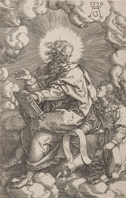 Lot 19 - Aldegrever (Heinrich, 1502 - circa 1561). Saint Matthew, from The Four Evangelists