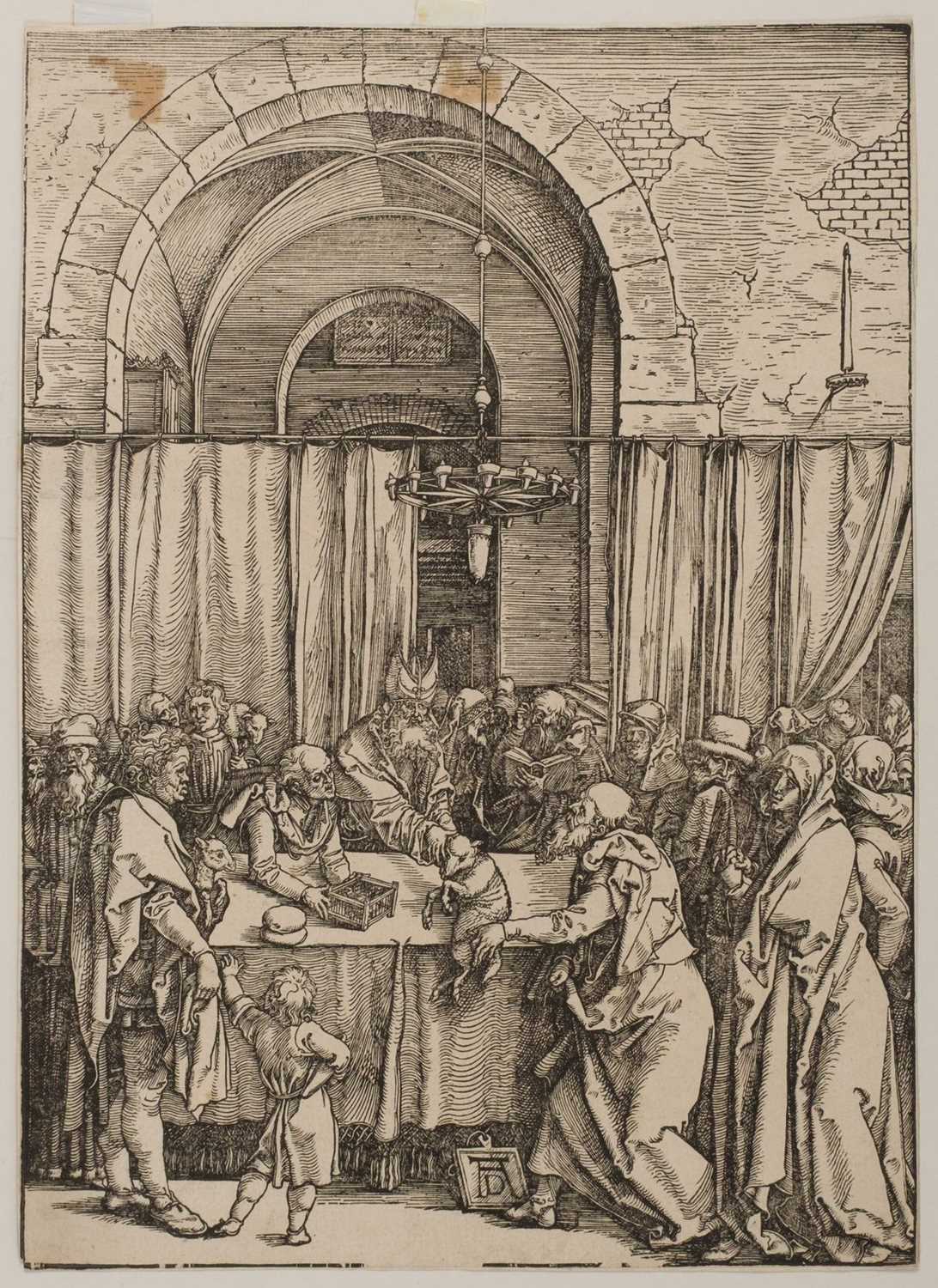 Lot 38 - Dürer (Albrecht, 1471-1528). The Rejection of Joachim's Offering..., circa 1504