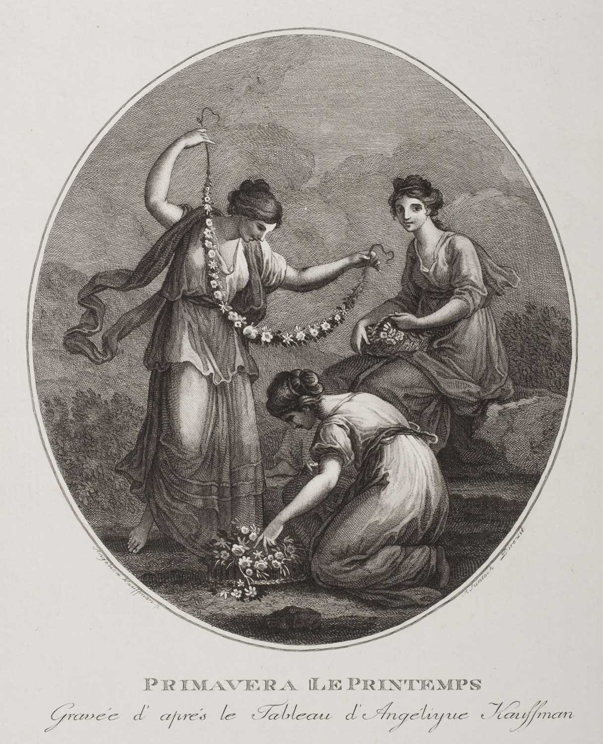 Lot 90 - Suntach (Antonio, 1744-1828). The Four Seasons, after Angelica Kauffman