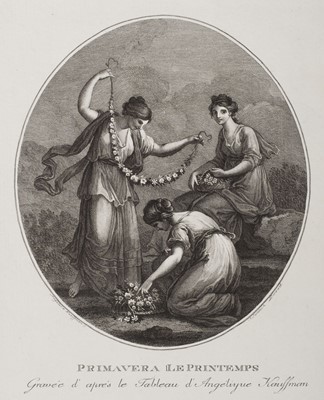 Lot 48 - Suntach (Antonio, 1744-1828). The Four Seasons, after Angelica Kauffman