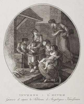 Lot 90 - Suntach (Antonio, 1744-1828). The Four Seasons, after Angelica Kauffman
