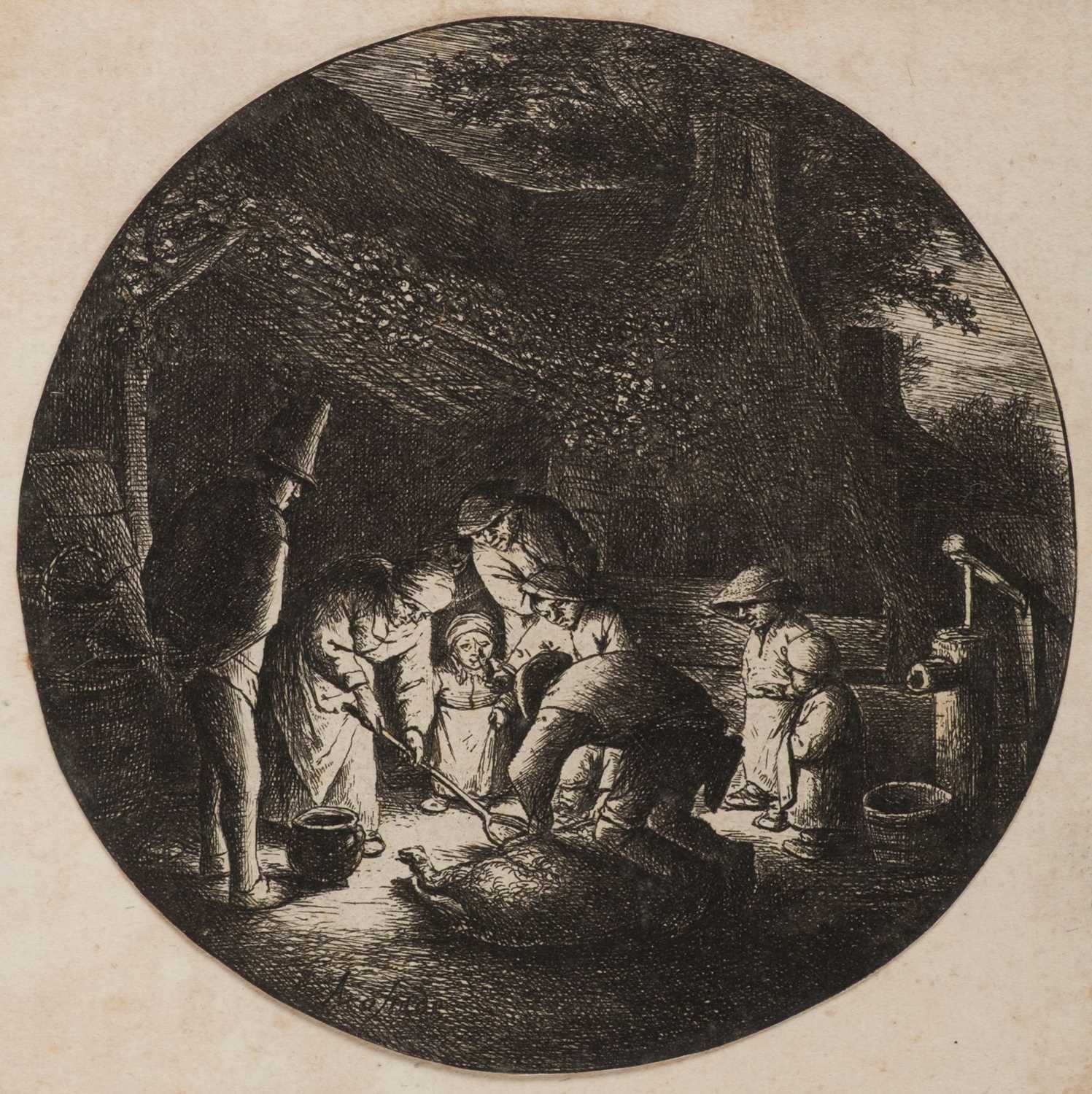 Lot 79 - Ostade (Adriaen van, 1610-1685). The Pork Butcher