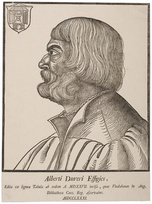 Lot 47 - After Erhard Schön (1491-circa 1542). Portrait of Albrecht Dürer, 1781
