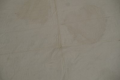 Lot 511 - Quilt. A broderie perse bedcover of 18th century chintz, early 19th century