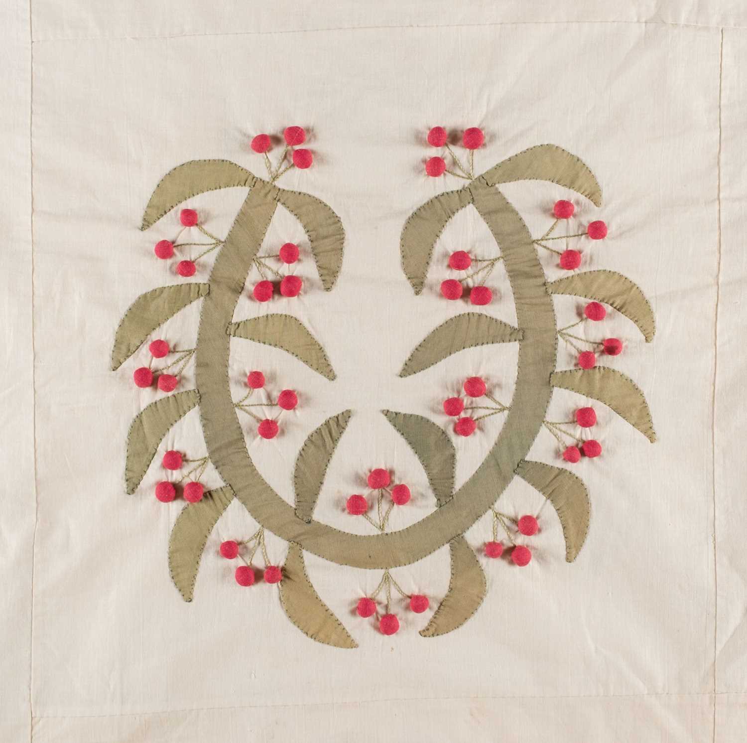 Lot 516 - Quilt. A Whig Rose pattern quilt, American, late 19th century