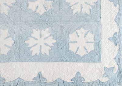 Lot 516 - Quilt. A Whig Rose pattern quilt, American, late 19th century