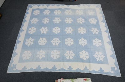 Lot 516 - Quilt. A Whig Rose pattern quilt, American, late 19th century
