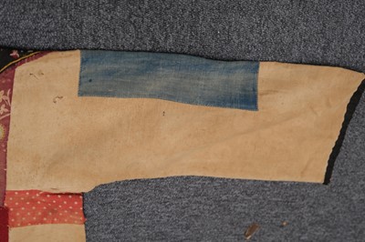 Lot 531 - Sudan. A Sudanese jibba and accompanying spear from the Madhist State era, circa 1880s-1890s