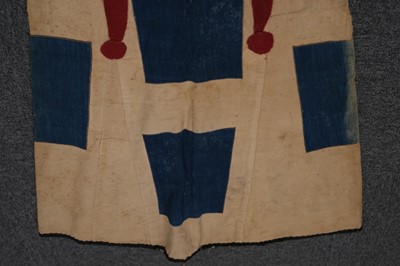 Lot 531 - Sudan. A Sudanese jibba and accompanying spear from the Madhist State era, circa 1880s-1890s