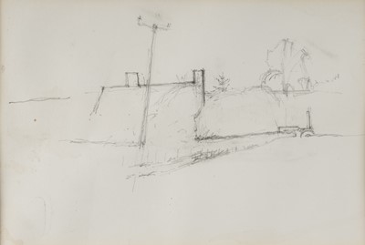 Lot 301 - George (Patrick, 1923-2016). Telegraph Pole and Tractor, circa 1984