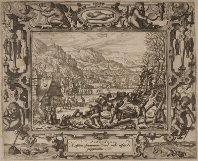 Lot 23 - Van der Borcht (Pieter, 1545-1608). February, & April, from The Twelve Months, 1574
