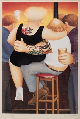 Lot 552 - Cook (Beryl, 1926-2008). Two on a stool, 1991