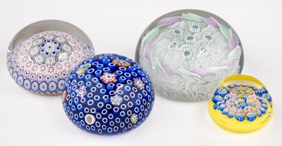 Lot 623 - Paperweights. Mike Hunter and John Deacons paperweights