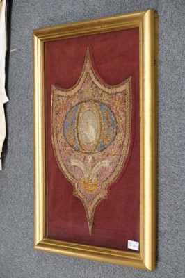 Lot 510 - Quilling. A Regency quillwork picture, circa 1820
