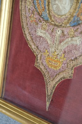Lot 510 - Quilling. A Regency quillwork picture, circa 1820