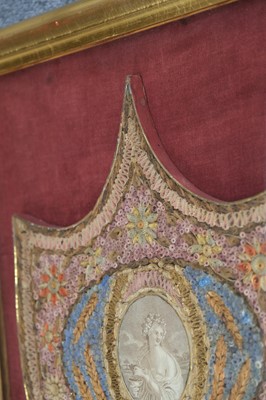 Lot 510 - Quilling. A Regency quillwork picture, circa 1820