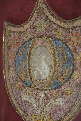 Lot 510 - Quilling. A Regency quillwork picture, circa 1820