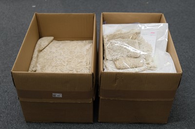 Lot 540 - Lace. A collection of lace, 19th and early 20th century