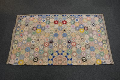 Lot 515 - Quilt. A Victorian yo-yo quilt, & 4 others