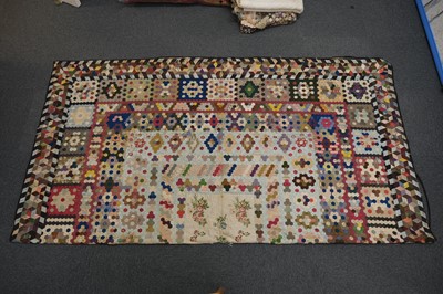 Lot 515 - Quilt. A Victorian yo-yo quilt, & 4 others