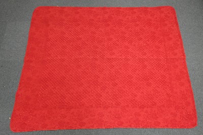 Lot 512 - Quilt. A French quilt, 19th century, & 3 other quilts
