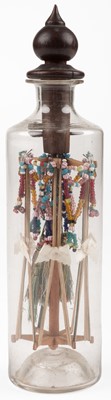 Lot 682 - Whimsey. A Victorian yarn winder niddy noddy whimsey