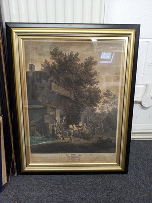 Lot 95 - Lucas (David, 1802-1881). Salisbury Cathedral with Rainbow (Large Plate), after John Constable