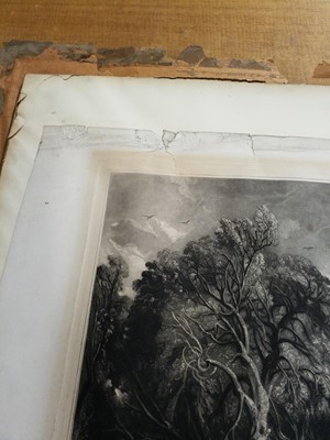 Lot 95 - Lucas (David, 1802-1881). Salisbury Cathedral with Rainbow (Large Plate), after John Constable