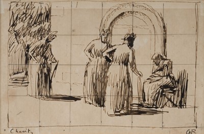 Lot 188 - Raverat (Gwen). Study for ‘Charity’, circa 1925