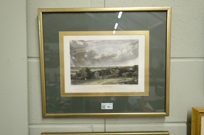Lot 94 - Constable (John, 1776-1836). Summer Evening..., a group of four mezzotints..., 1830-31